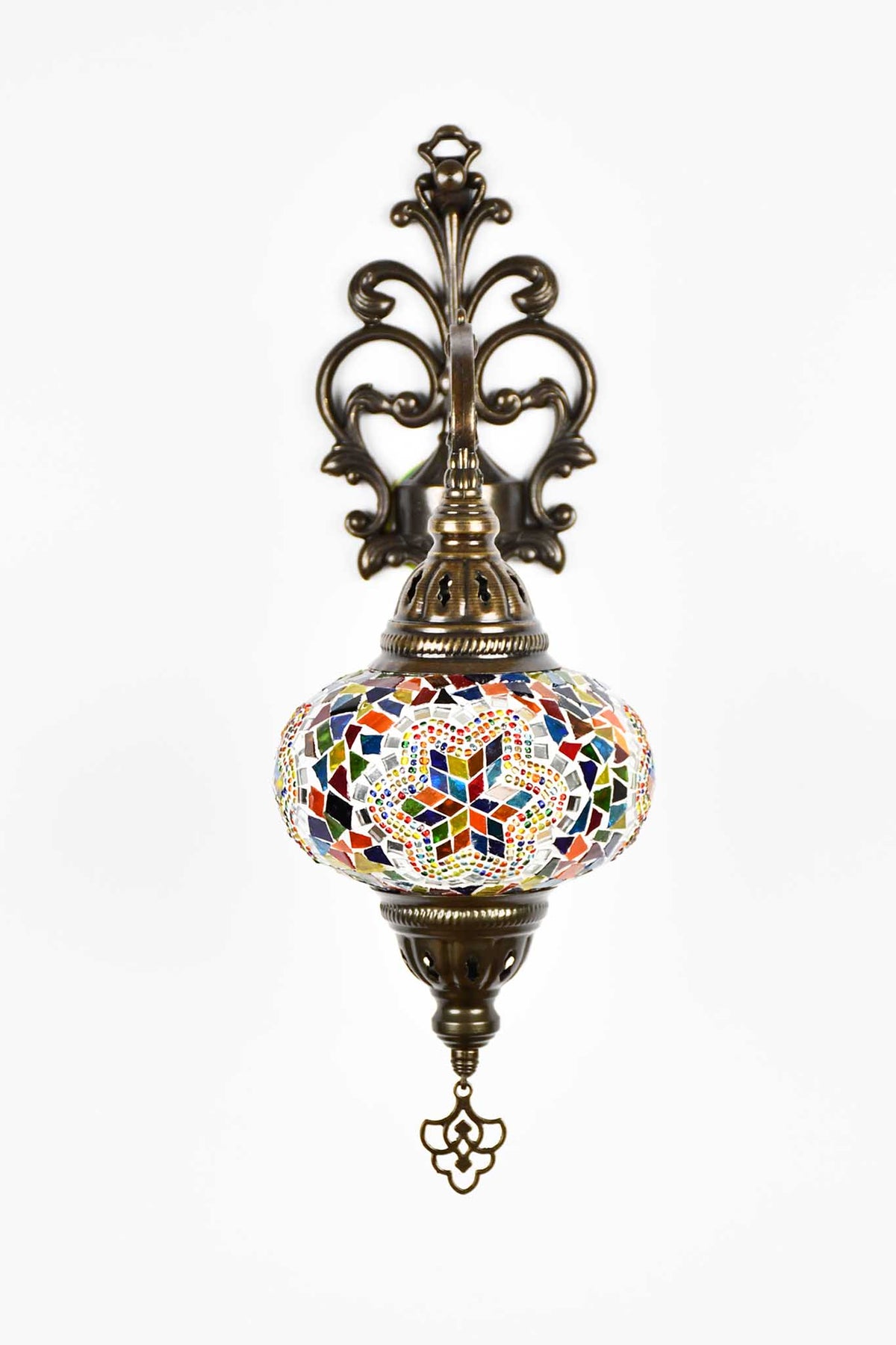 Turkish wall light mosaic star colourful