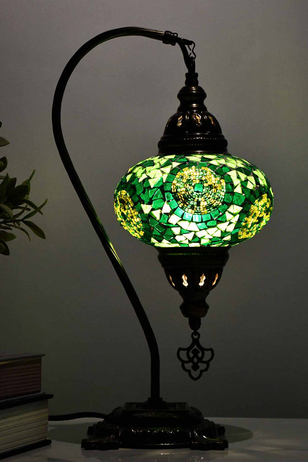 Turkish mosaic multi circle green