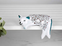 ceramic small lazy cat black