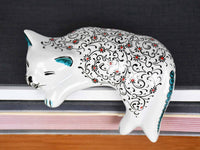 ceramic small lazy cat black
