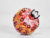 pomegranate vase dantel red 