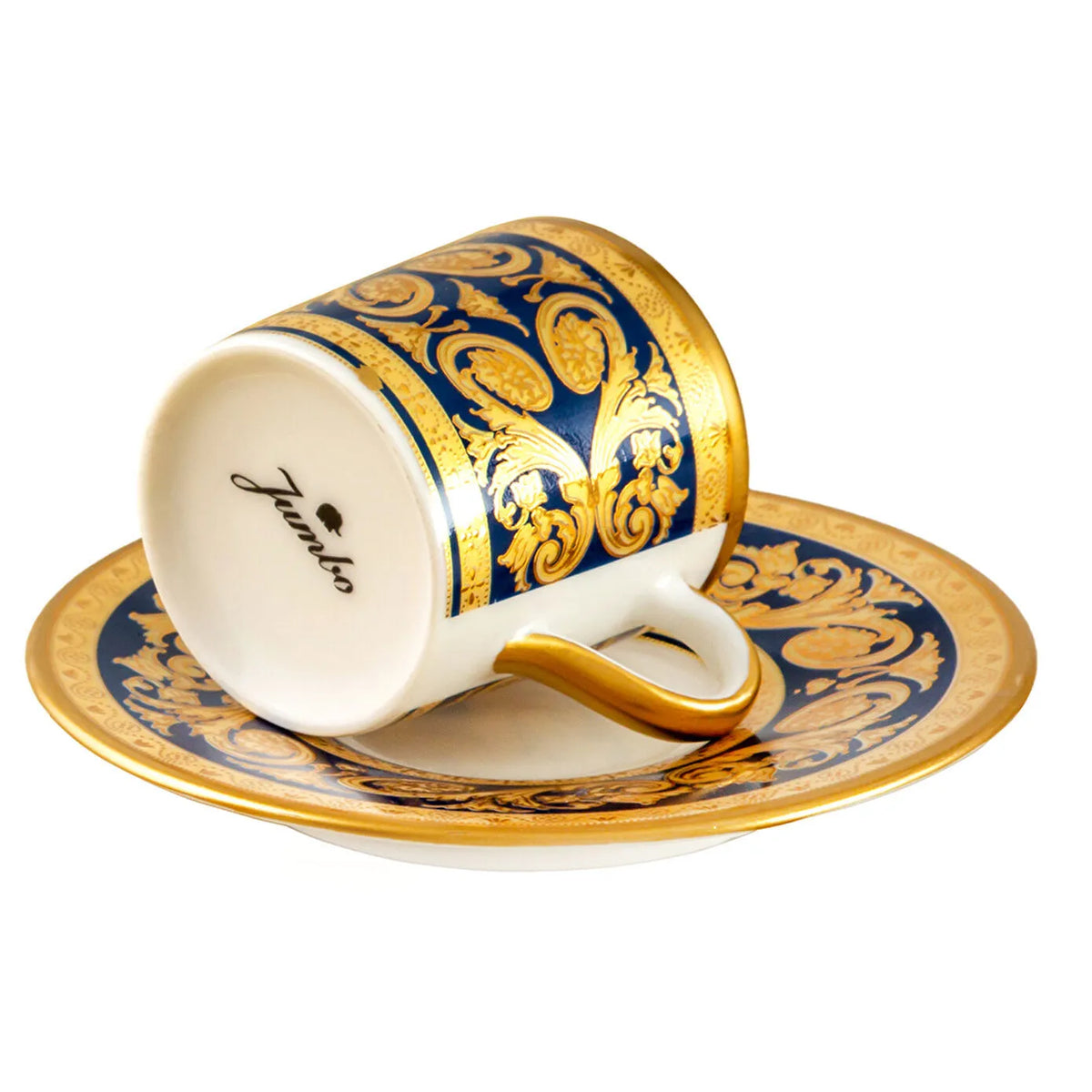 Jumbo Palast Blue Turkish Coffee Cup Set of 2