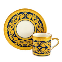 Jumbo Palast Blue Turkish Coffee Cup Set of 2