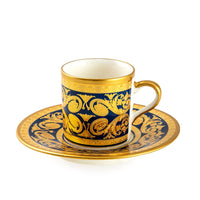 Jumbo Palast Blue Turkish Coffee Cup Set of 2
