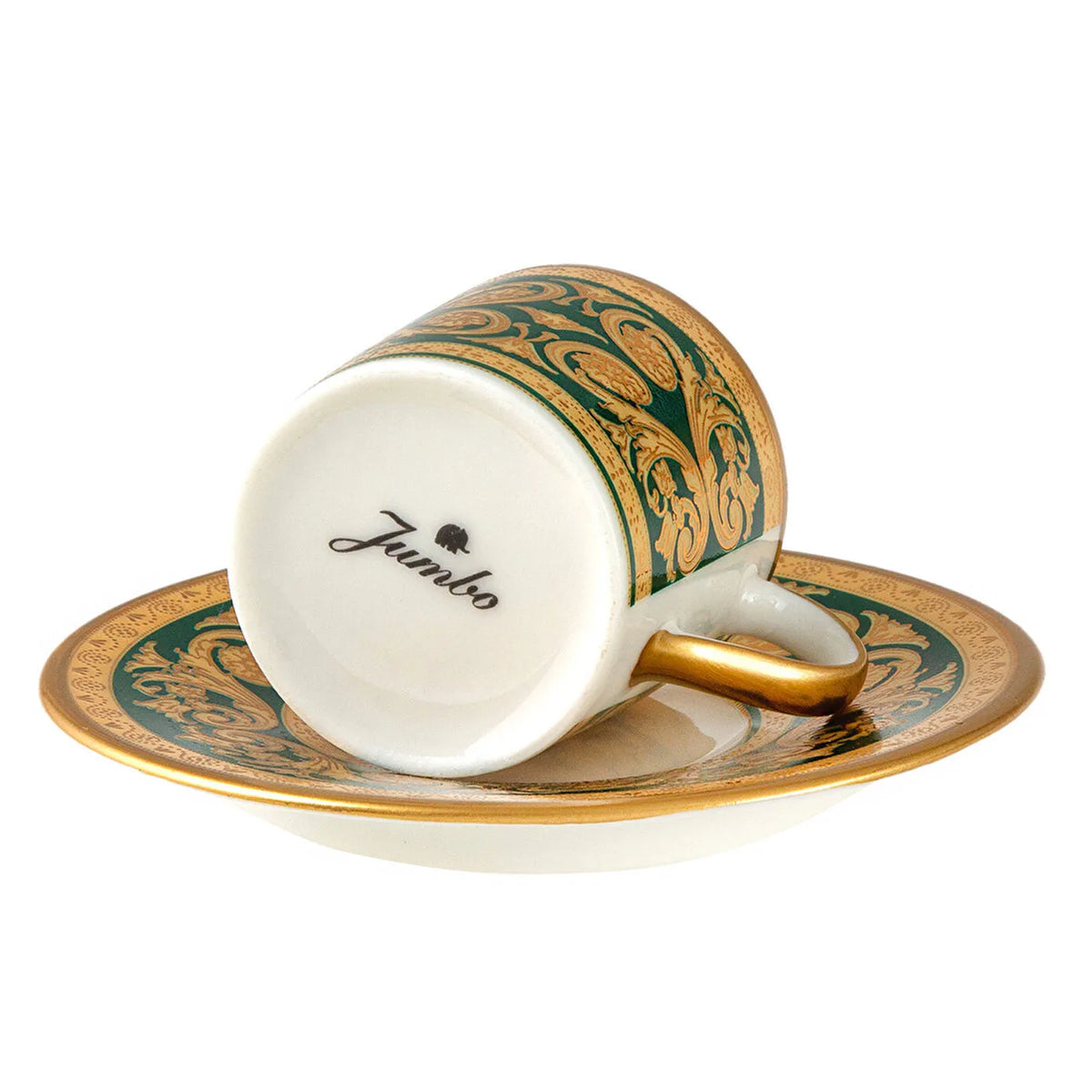 Jumbo Palast Green Turkish Coffee Cup Set of 2