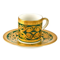 Jumbo Palast Green Turkish Coffee Cup Set of 2