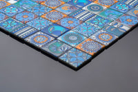Andalusian Multicoloured Mosaic Square Tile