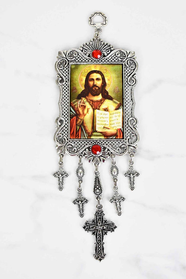 Christian picture wall art holding Holy book