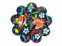 Turkish Coasters Flower Collection Green
