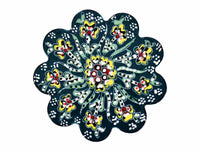 Turkish Coasters Flower Collection Green