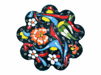 Turkish Coasters Flower Collection Green
