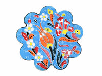 Turkish Coasters Flower Collection Light Blue