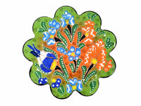 Turkish Coasters Flower Collection Two Tone Light Green