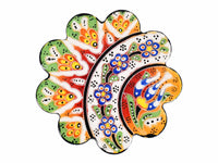 Turkish Coasters Flower Collection Two Tone Light Green