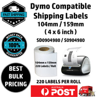 Dymo 4XL Compatible Thermal Labels 104*159mm