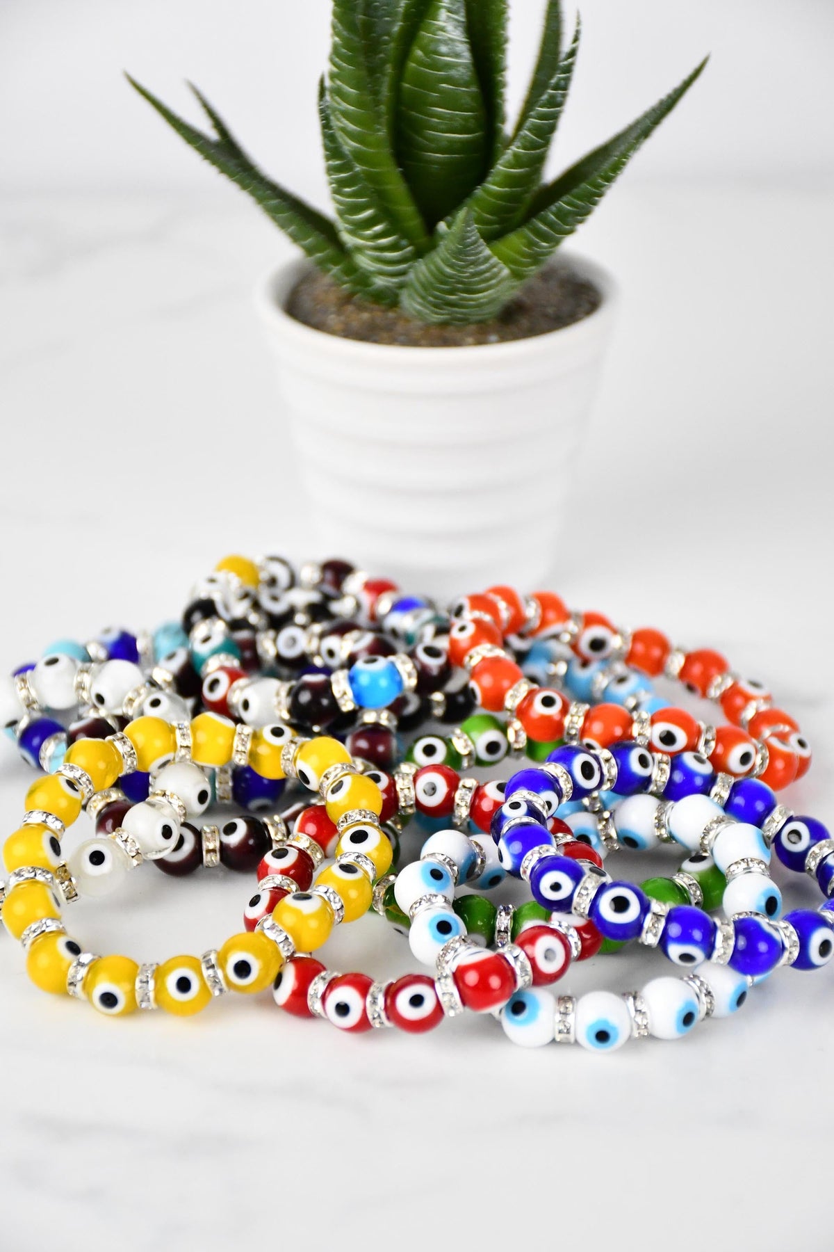 Evil Eye Bracelet Glass Beads 12 Varieties Evil Eye Sydney Grand Bazaar 