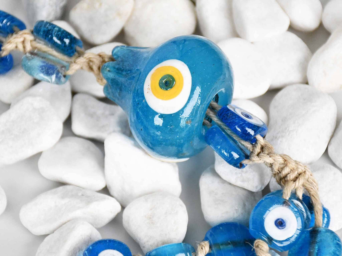 Evil Eye Wall Hanging Turquoise Pomegranate Eye Beads Tassel Evil Eye Sydney Grand Bazaar 