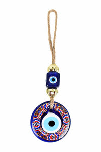 evil eye wall hanging blue red