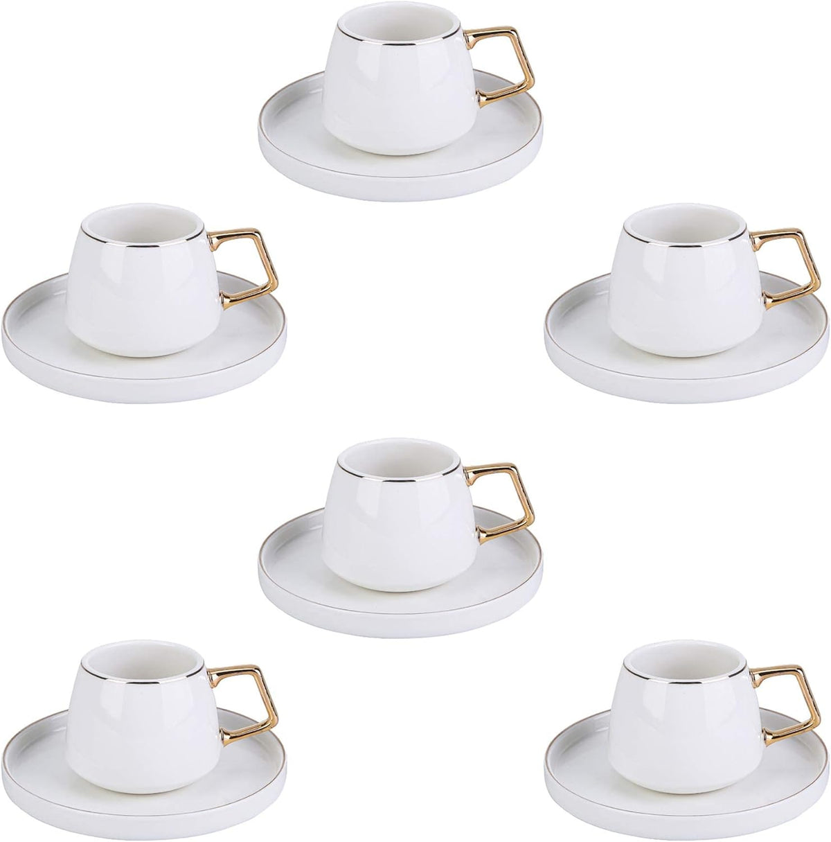 Turkish Coffee Cup Saturn Set of 6