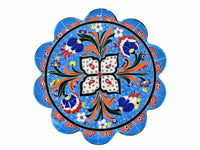 Turkish Trivet Flower Collection Light Blue Ceramic Sydney Grand Bazaar 2 