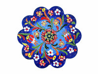 Turkish Trivet Flower Collection Two Tone Blue Ceramic Sydney Grand Bazaar 2 