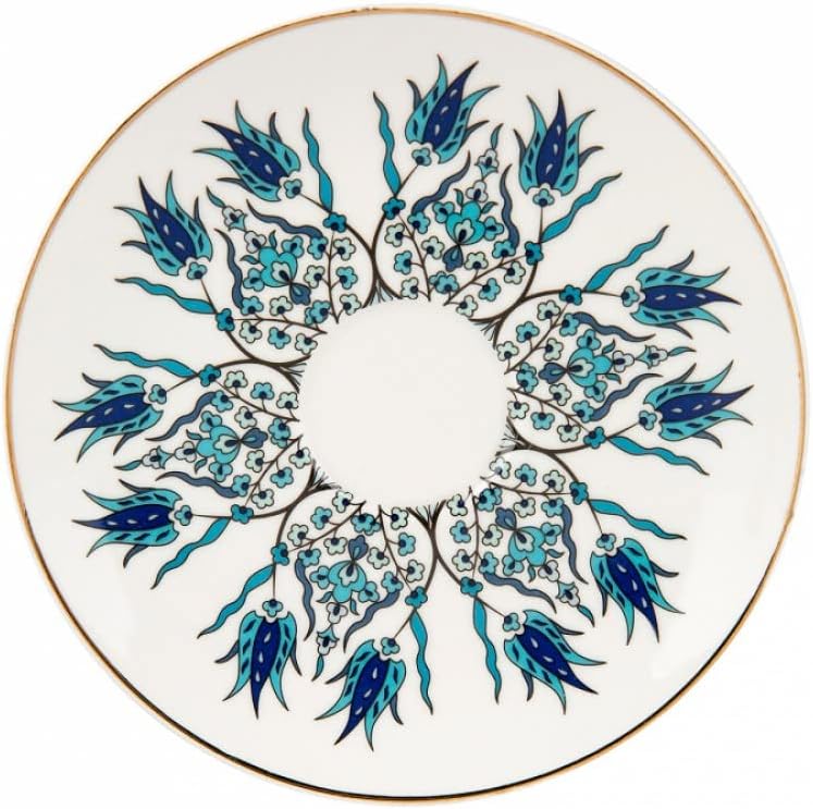 Turkish Coffee Cup Iznik Set of 2