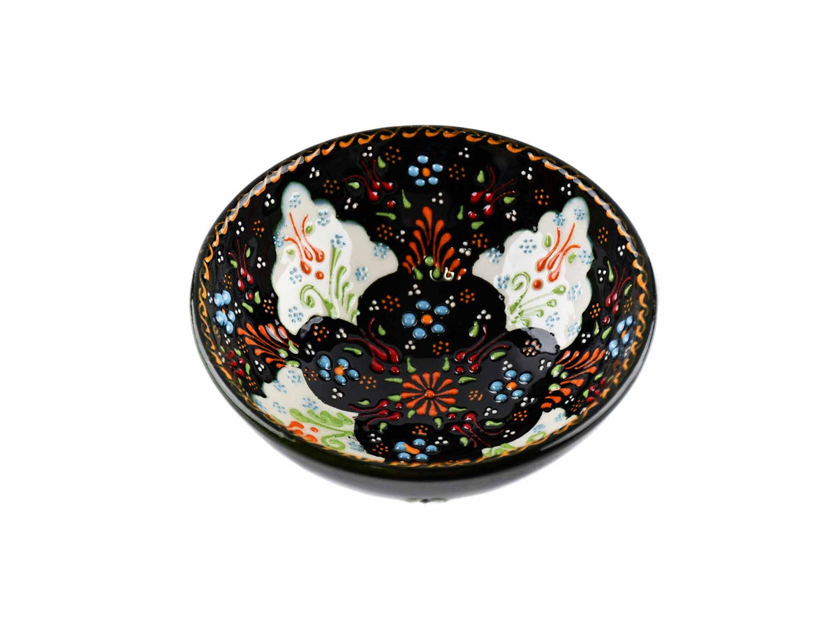 10 cm Turkish Bowls Dantel Collection Black Ceramic Sydney Grand Bazaar 7 