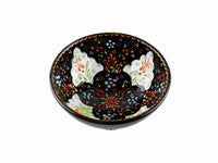 10 cm Turkish Bowls Dantel Collection Black Ceramic Sydney Grand Bazaar 7 
