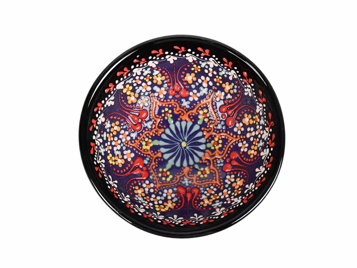 10 cm Turkish Bowls Dantel Collection Black Ceramic Sydney Grand Bazaar 10 