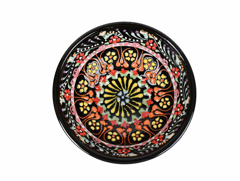 10 cm Turkish Bowls Dantel Collection Black Ceramic Sydney Grand Bazaar 2 