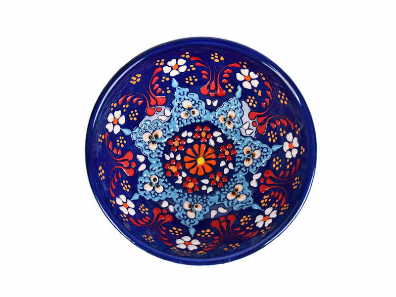 10 cm Turkish Bowls Dantel Collection Blue Ceramic Sydney Grand Bazaar 12 