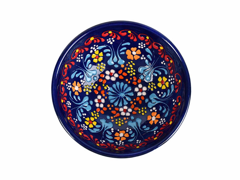 10 cm Turkish Bowls Dantel Collection Blue Ceramic Sydney Grand Bazaar 8 