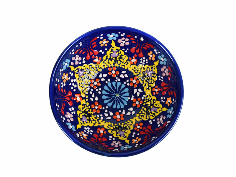 10 cm Turkish Bowls Dantel Collection Blue Ceramic Sydney Grand Bazaar 10 