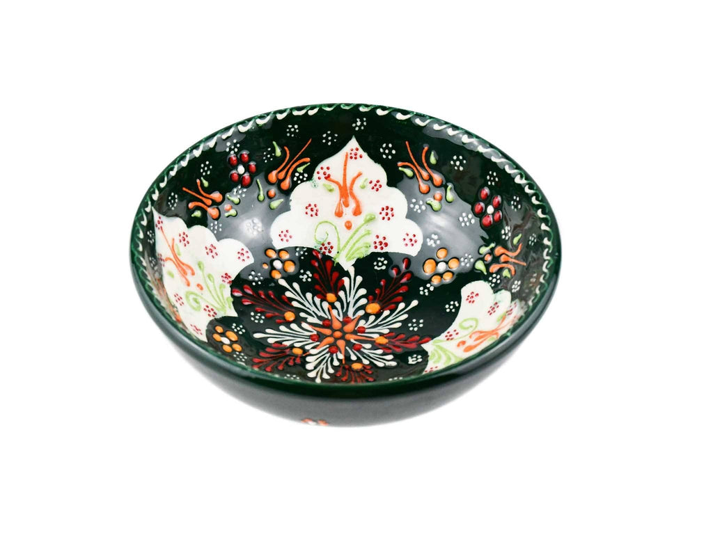 10 cm Turkish Bowls Dantel Collection Green Ceramic Sydney Grand Bazaar 1 