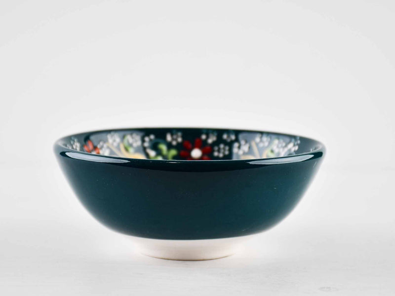 10 cm Turkish Bowls Dantel Collection Green Ceramic Sydney Grand Bazaar 
