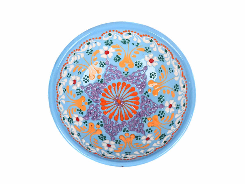 10 cm Turkish Bowls Dantel Collection Light Blue Ceramic Sydney Grand Bazaar 1 