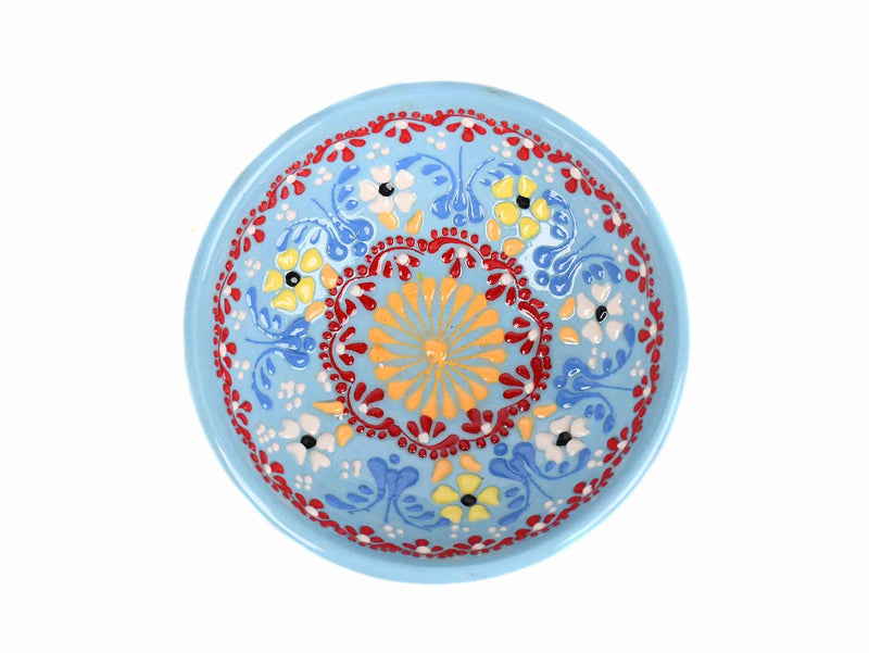 10 cm Turkish Bowls Dantel Collection Light Blue Ceramic Sydney Grand Bazaar 5 