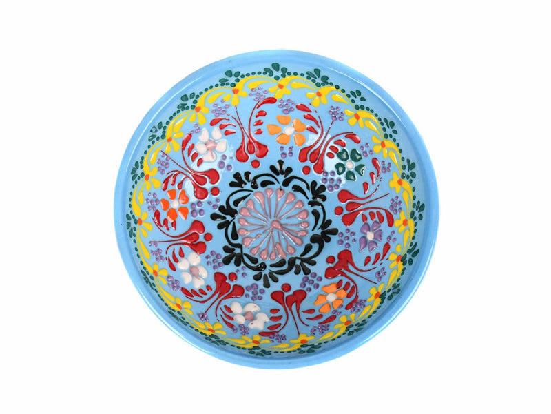 10 cm Turkish Bowls Dantel Collection Light Blue Ceramic Sydney Grand Bazaar 3 