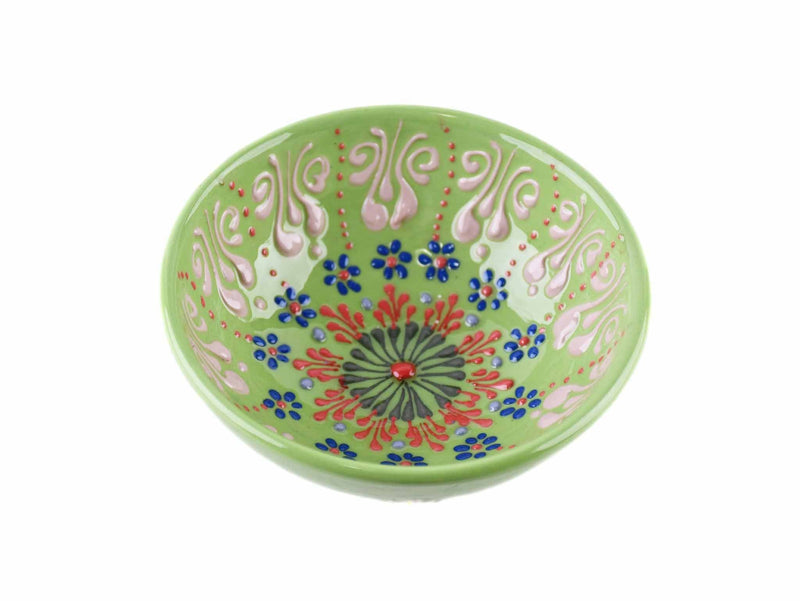 10 cm Turkish Bowls Dantel Collection Light Green Ceramic Sydney Grand Bazaar 6 