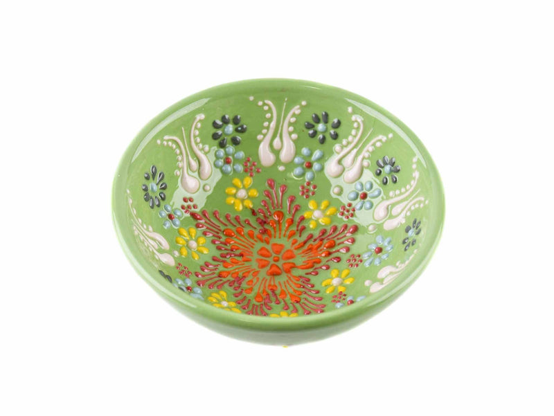 10 cm Turkish Bowls Dantel Collection Light Green Ceramic Sydney Grand Bazaar 13 