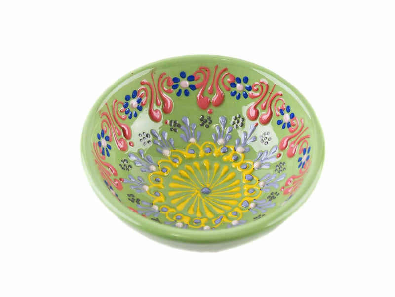 10 cm Turkish Bowls Dantel Collection Light Green Ceramic Sydney Grand Bazaar 10 