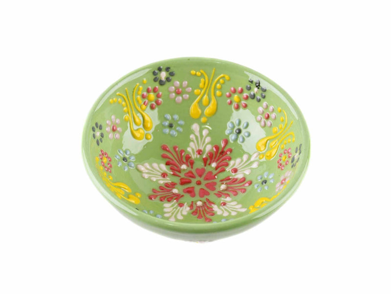 10 cm Turkish Bowls Dantel Collection Light Green Ceramic Sydney Grand Bazaar 12 
