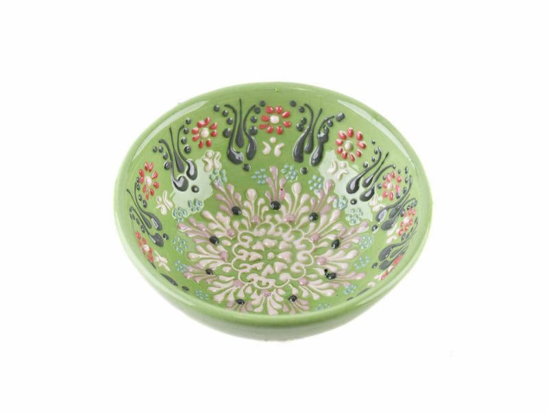 10 cm Turkish Bowls Dantel Collection Light Green Ceramic Sydney Grand Bazaar 9 