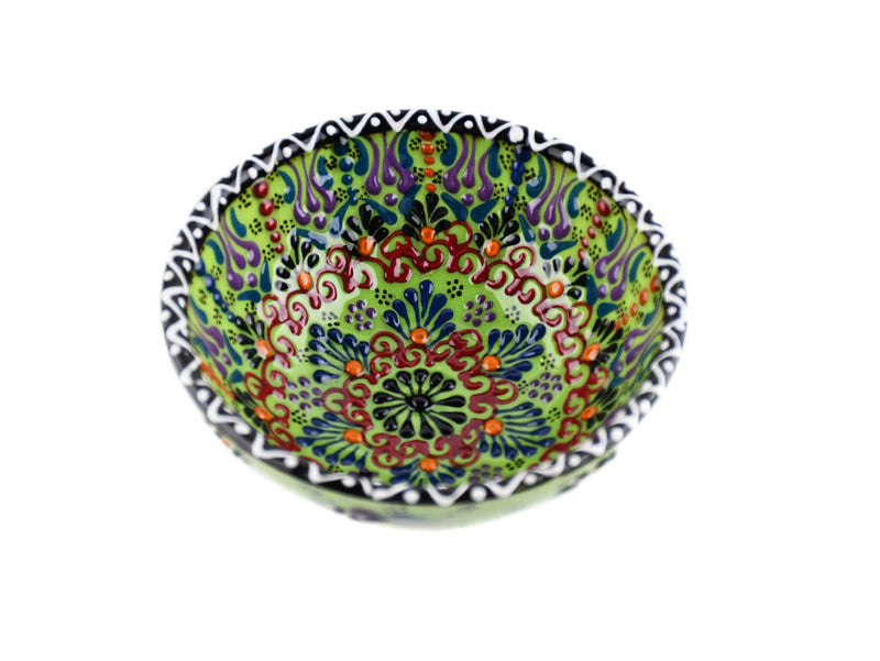 10 cm Turkish Bowls Dantel Collection Light Green Ceramic Sydney Grand Bazaar 3 