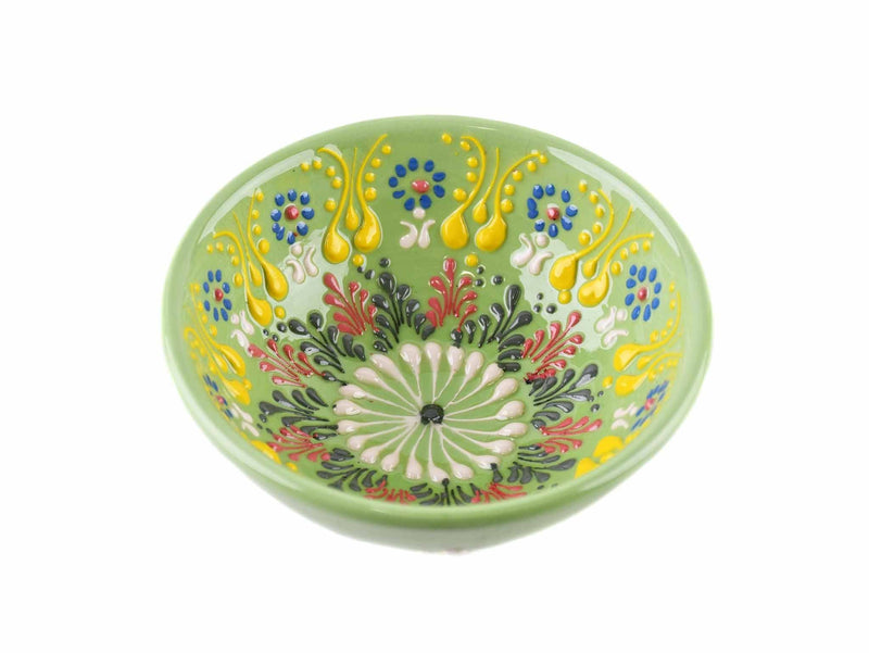 10 cm Turkish Bowls Dantel Collection Light Green Ceramic Sydney Grand Bazaar 11 