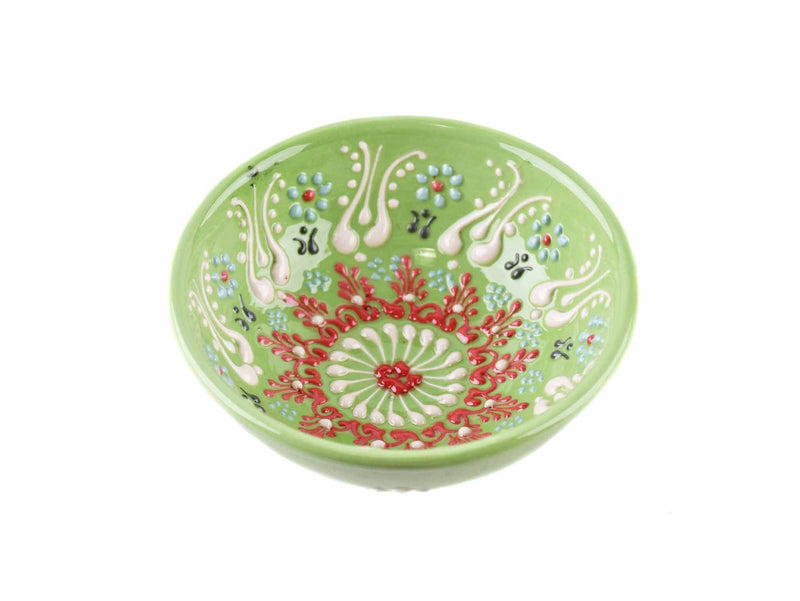 10 cm Turkish Bowls Dantel Collection Light Green Ceramic Sydney Grand Bazaar 3 