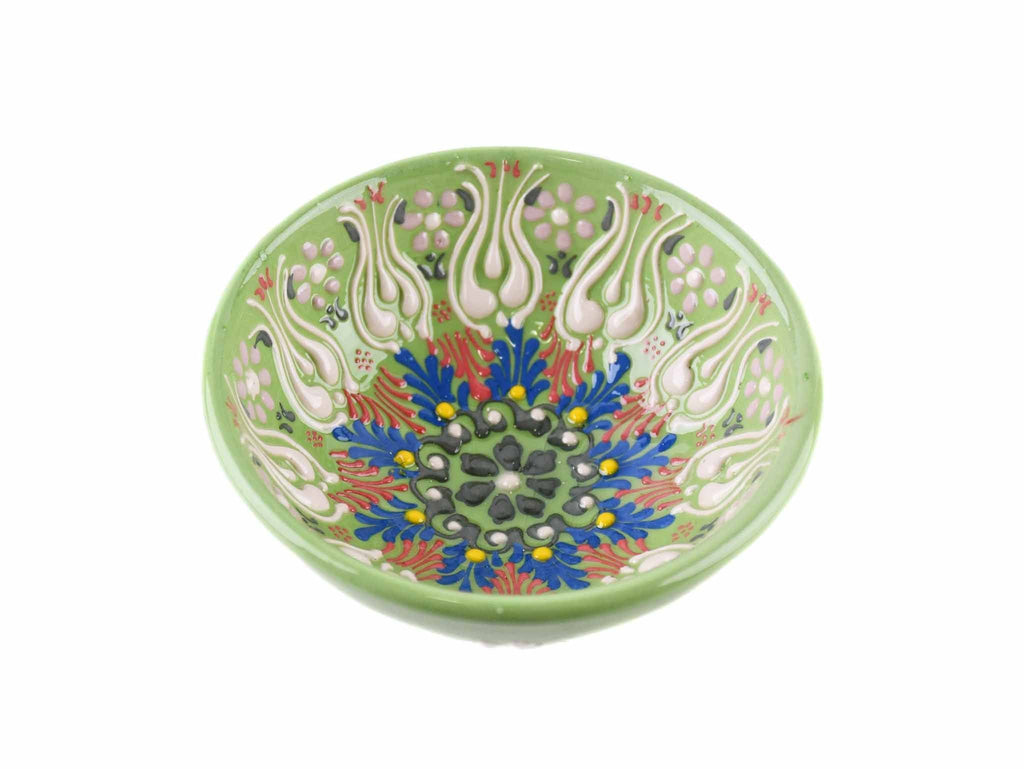 10 cm Turkish Bowls Dantel Collection Light Green Ceramic Sydney Grand Bazaar 1 