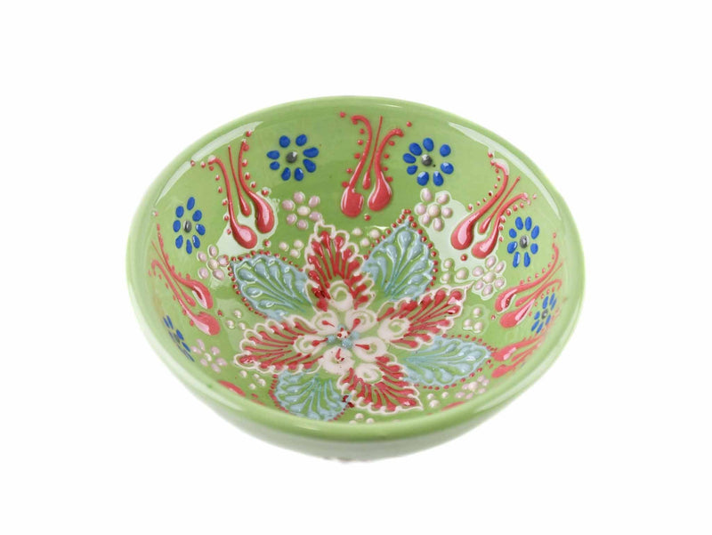 10 cm Turkish Bowls Dantel Collection Light Green Ceramic Sydney Grand Bazaar 14 