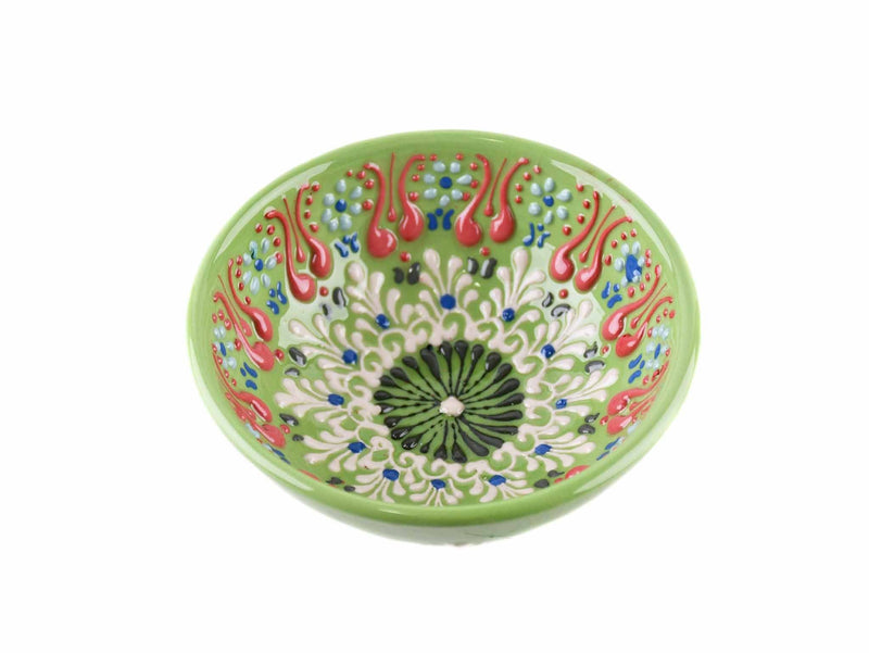 10 cm Turkish Bowls Dantel Collection Light Green Ceramic Sydney Grand Bazaar 2 