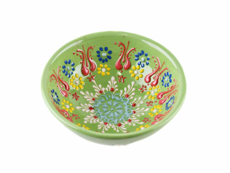 10 cm Turkish Bowls Dantel Collection Light Green Ceramic Sydney Grand Bazaar 8 